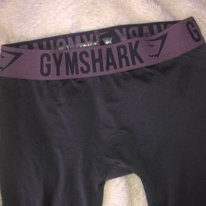 Grey gym shark leggings